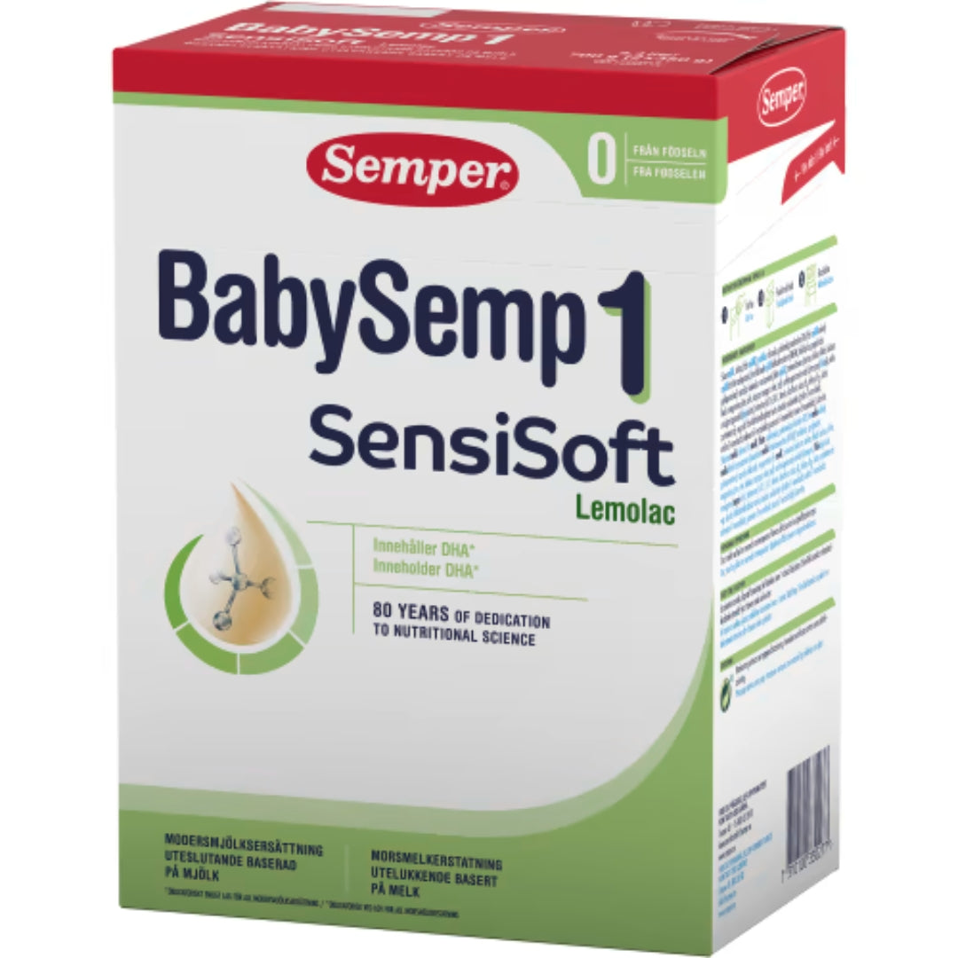 Semper Baby Semp 1 Lemolac Moderatorsmjöls Från 0 Månader - Säuglingsformel mit DHA 5.4L