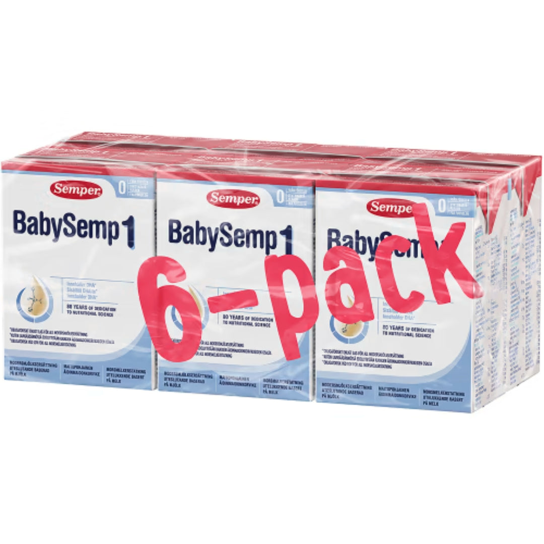 Semper Baby Semp 1 Modersmjölksers Från 0 Månader - Ready-to-Drink Infant Formula 1.2l