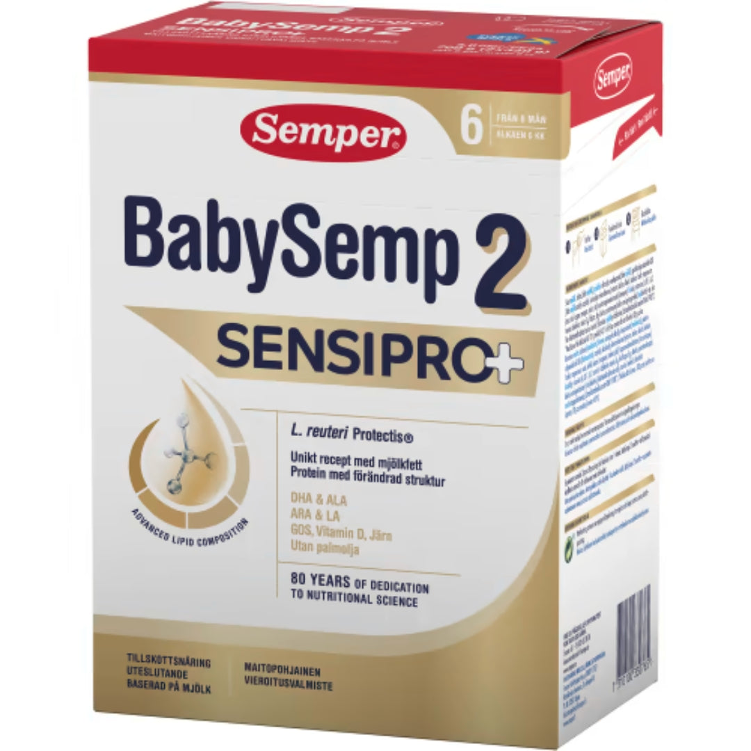 Semper Baby Semp 2 Sensipro Tillskottnä Från 6 Månader - Follow-on Milk Drink with GOS & L. reuteri 5l
