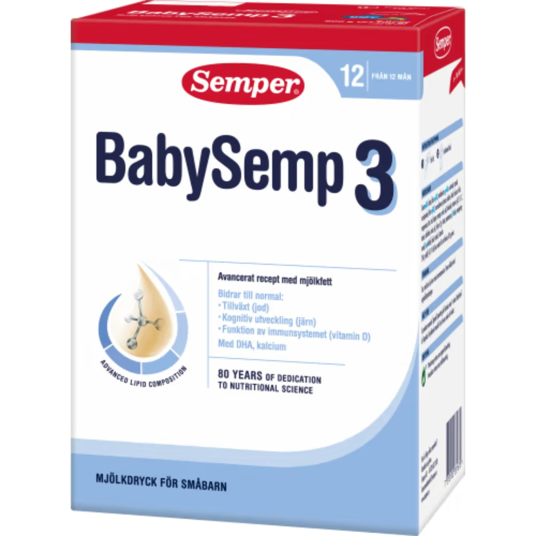 Semper Baby Semp 3 Mjölkdryck Från 12 - Toddler Milk Drink 6l