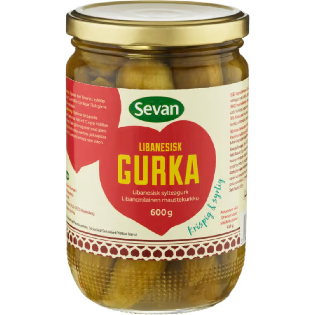 Sevan Inlagd Gurka - Pickled Cucumber 600g