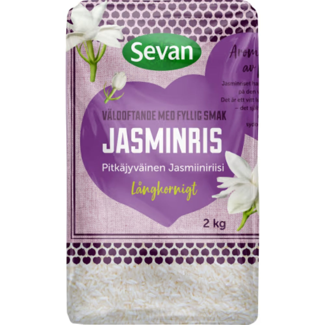 Sevan Jasminris Långkornigt - Sevan Long-Grain Jasmine Rice 2kg
