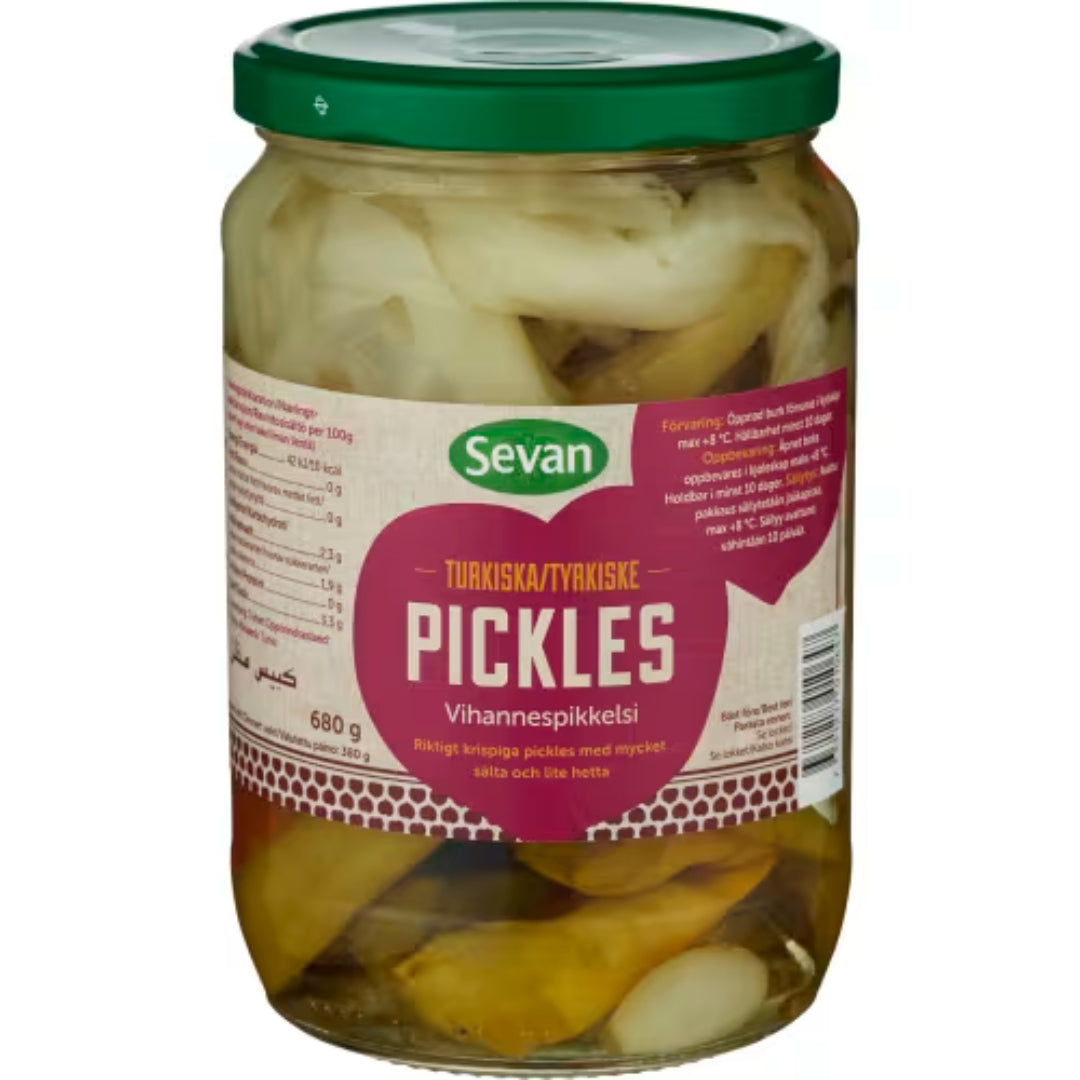 Sevan Pickles Turkiska - Crispy Pickles 680g