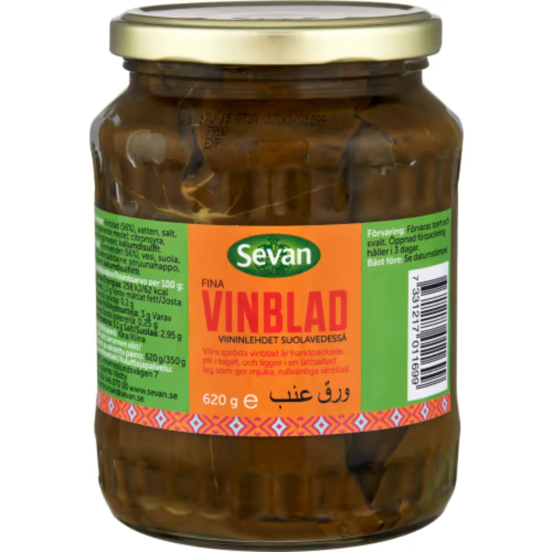 Sevan Vinblad i Lag - Vine Leaves in Brine 620g