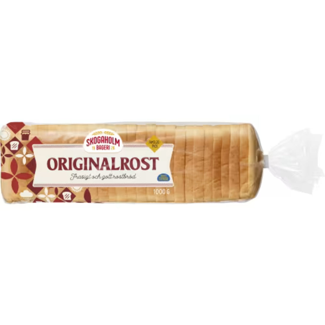 Skogaholm Originalrost - Light Toast Bread 1kg