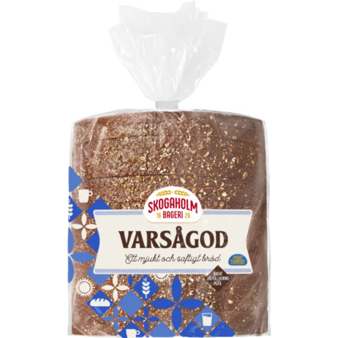 Skogaholm Varsågod Skivad - Bread baked with Whole Grain Flour 715g