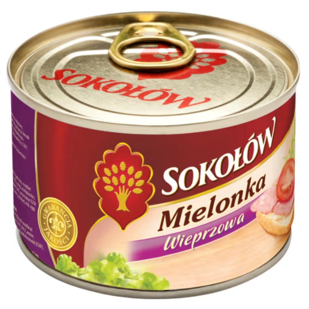 Sokołów Fläsk Luncheon - Pork Luncheon Meat 160g
