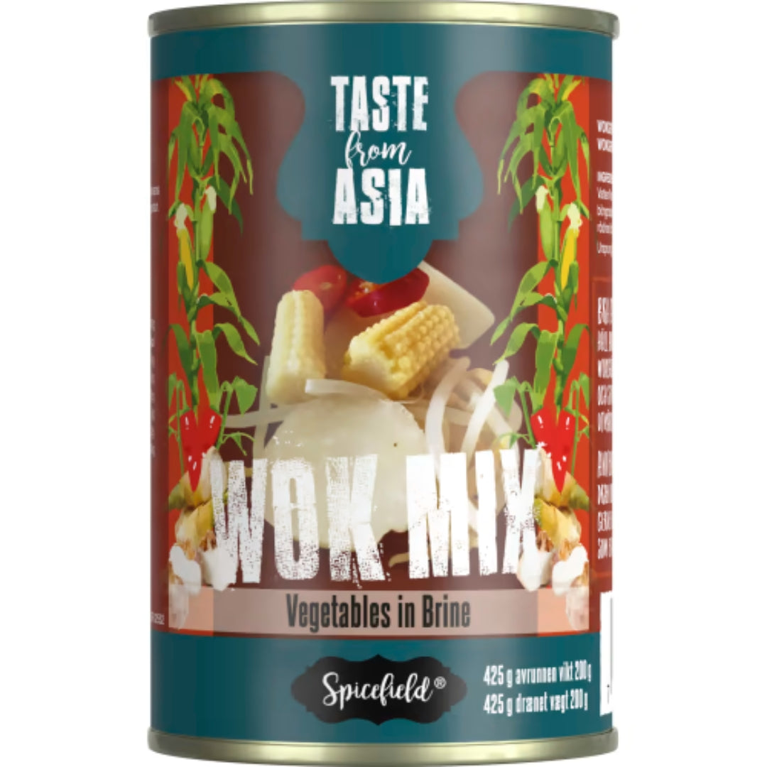 Spicefield Wok Mix - Stir-Fry Vegetables in Water 425g