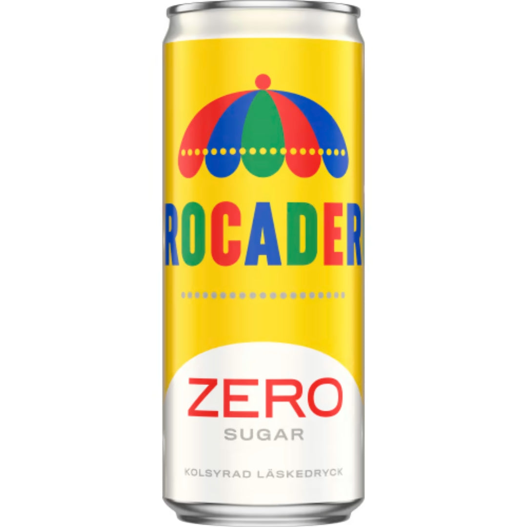 Trocadero Zero Läsk Burk - Zero Soft Drink with Orange and Apple Flavor 33cl