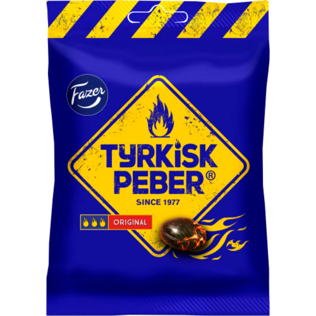 Fazer Tyrkisk Peber Original – Salt Liquorice Sweets 150g