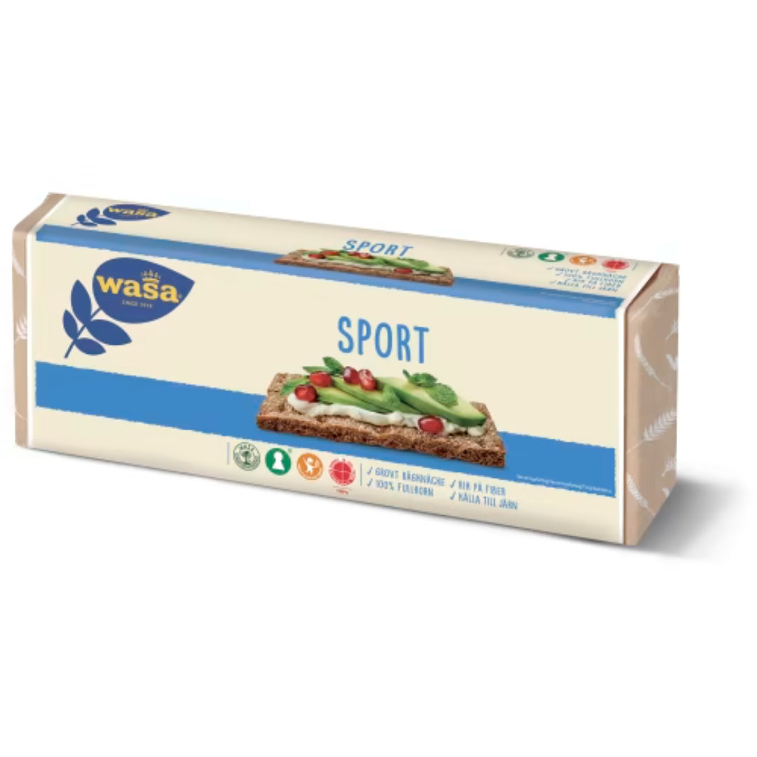 Wasa Sport - Crispbread made with 100% Wholegrain 550g