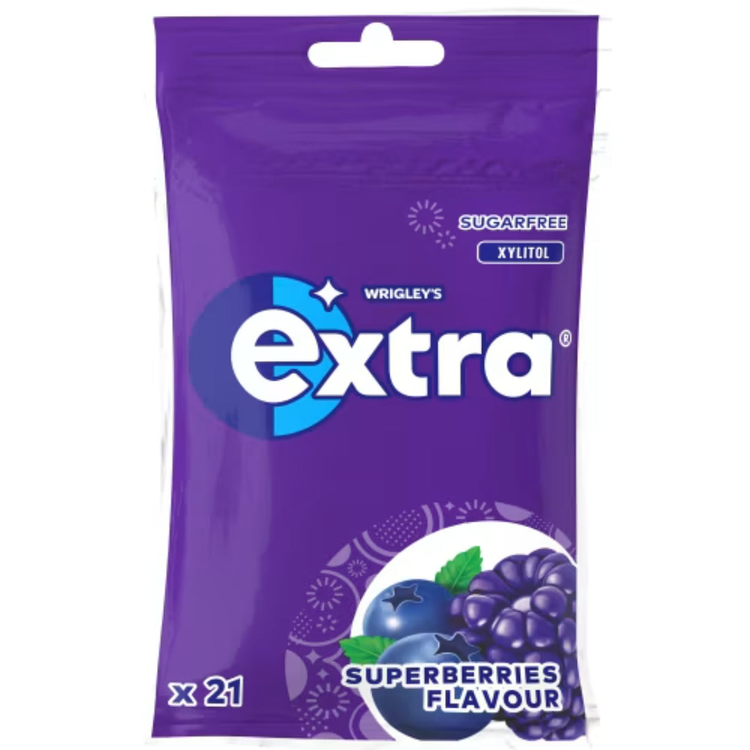 Wrigley's Extra Gum Superberries - Superberry-Flavored Chewing Gum 29g