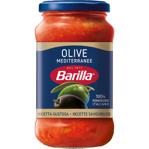 Barilla Mediterranee Olive Pastasås - Olive Pasta Sauce 400g