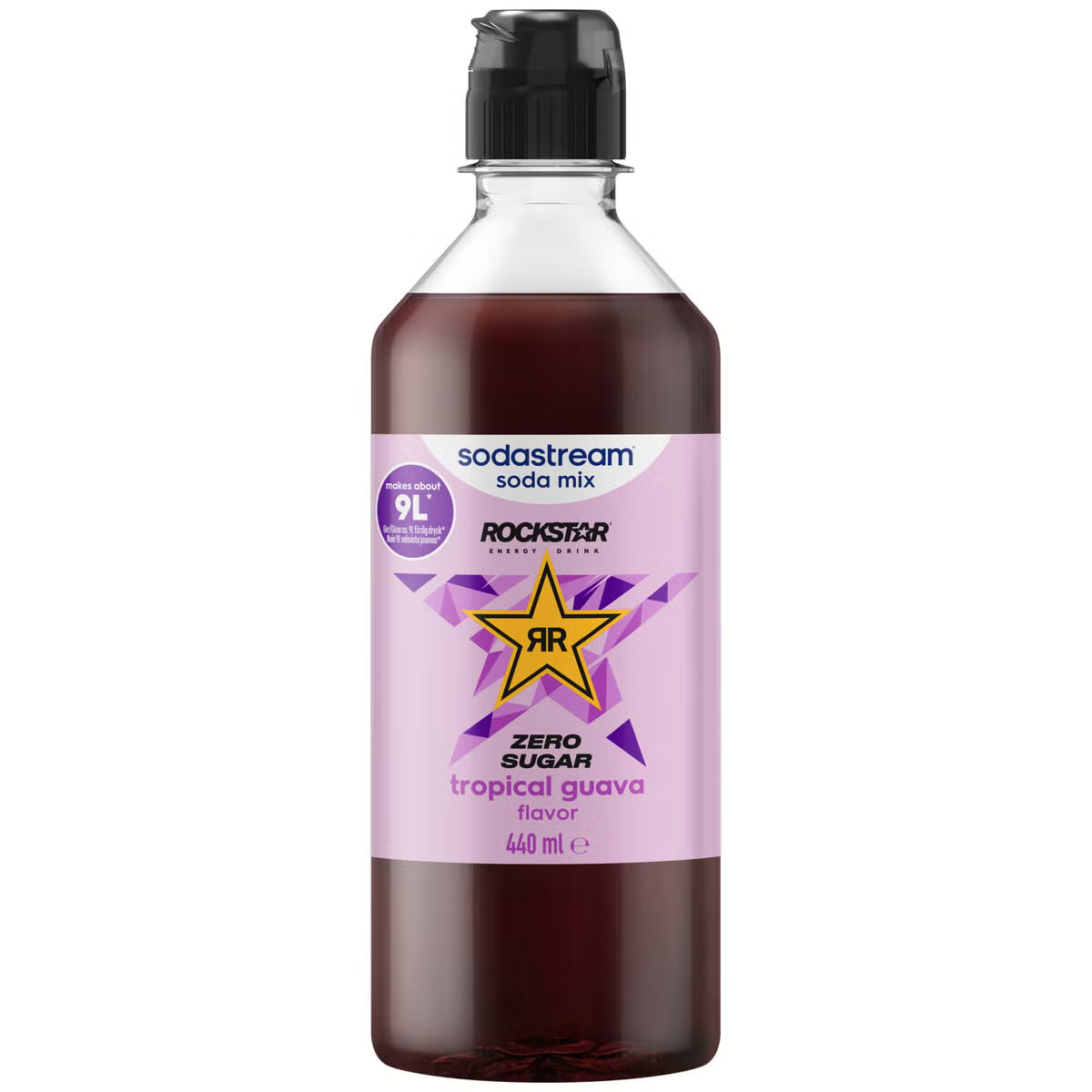SodaStream Rockstar Energy Guava Zero – Energy Drink Syrup Guava Zero 440ml