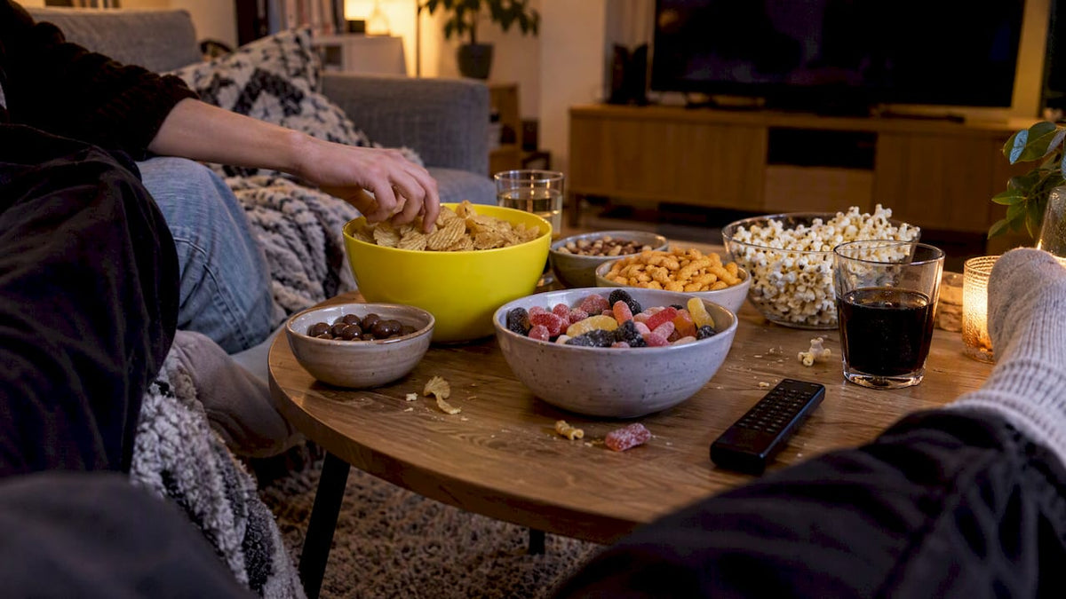 Swedish snacks ready for movie night