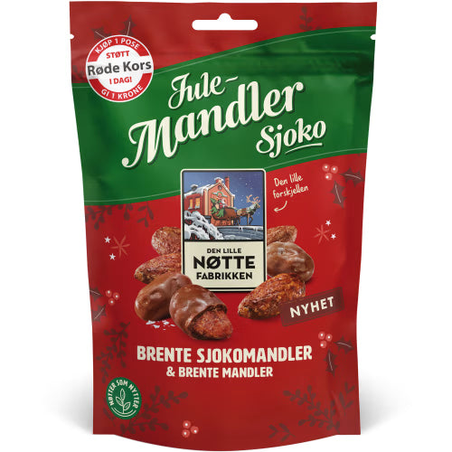 Denlillenött Julemandlar - Christmas Almonds 150g