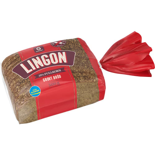 Garant Lingon Grovt Bröd - Bread Baked with wheat Flour and Lingonberries 500g