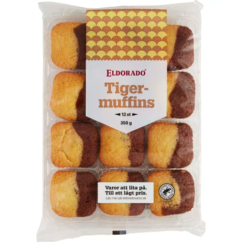 Eldorado Tigermuffins 12-pack - Muffins 350g