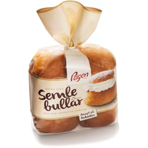 Pågen Semlebullar - flat buns 430g