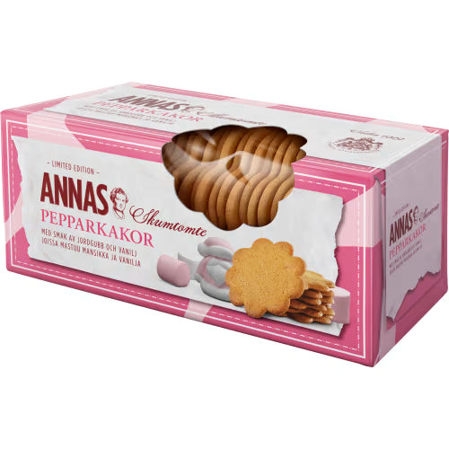 Annas Skumtomte Pepparkaka Ltd - Marshmallow Gingerbread Cookies Limited Edition 150g