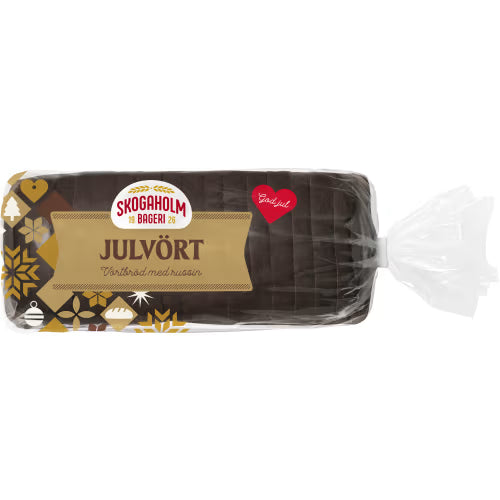 Skogaholm Julvört med Russin Skivad - Christmas Wort Bread 600g