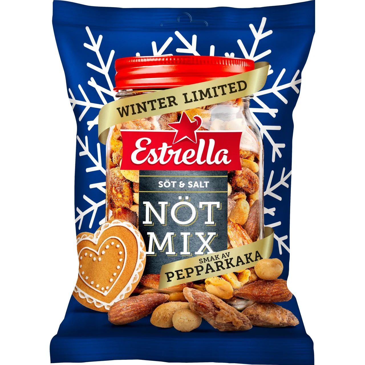 Estrella Nötmix Vinter LTD - Nut mix Limited Christmas Edition 175g