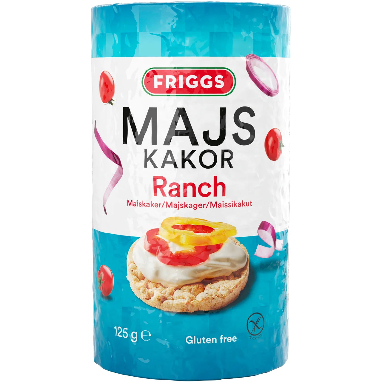 Friggs Majskakor Ranch – Corn Cakes Ranch Flavor 125g