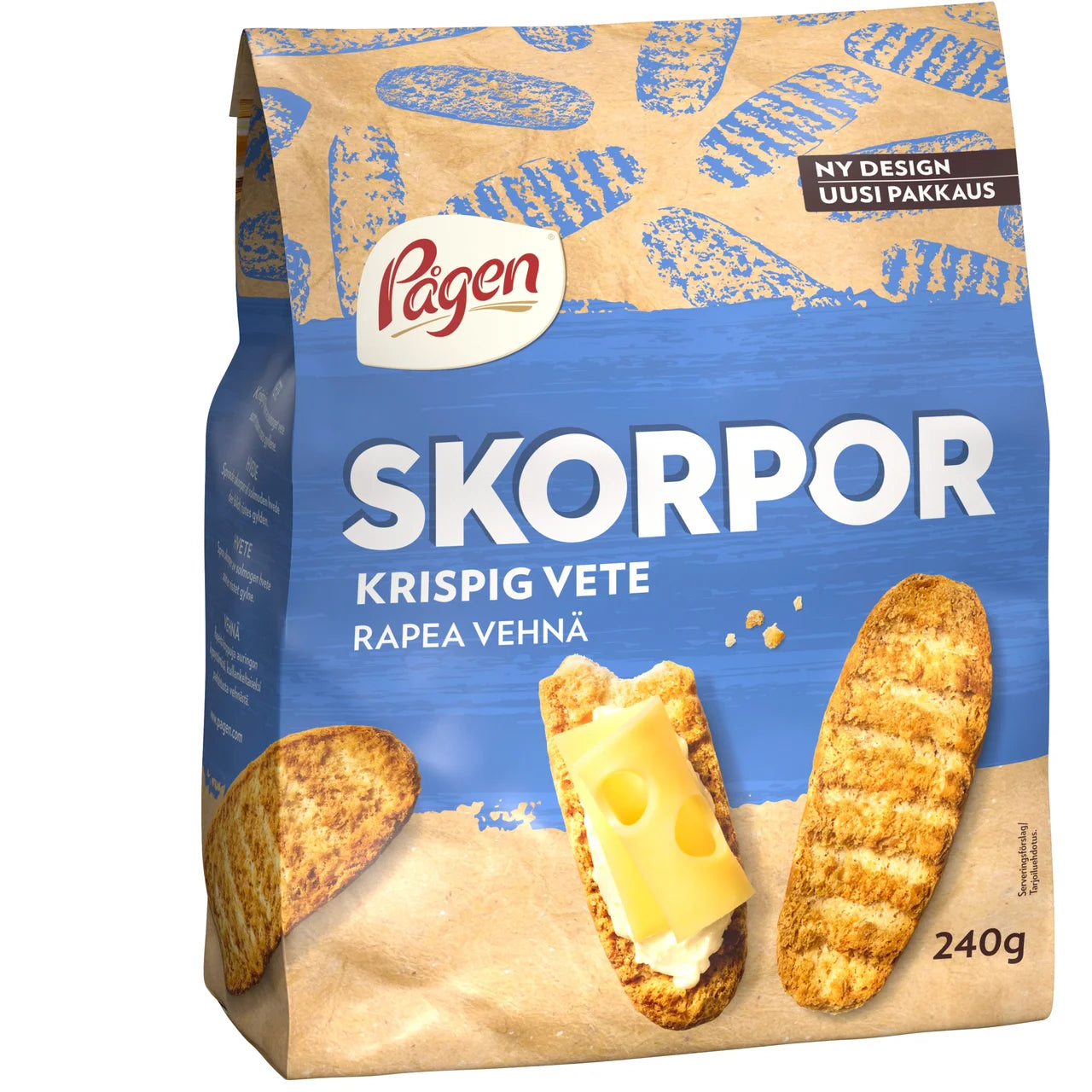 Pågen Krispig Vete Skorpor – Wheat Rusks 240g