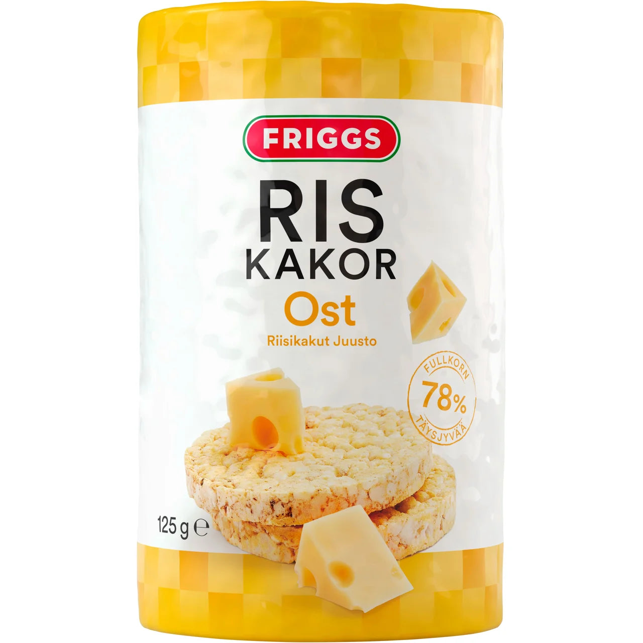 Friggs Riskakor med Ostsmak – Rice Cakes with Cheese Flavor 125g