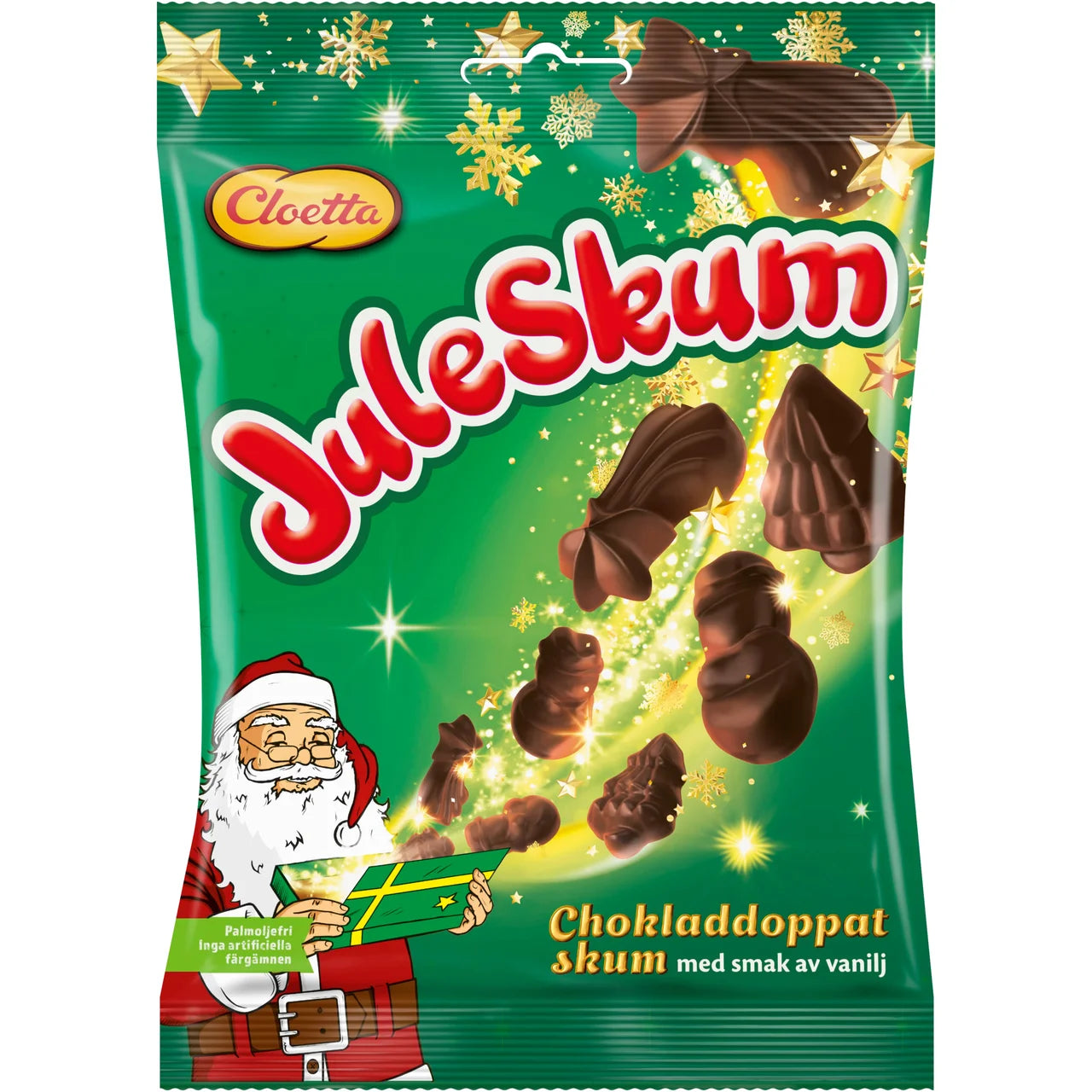 Cloetta Juleskum Chokladdoppat - Chocolate-Dipped Juleskum 140g