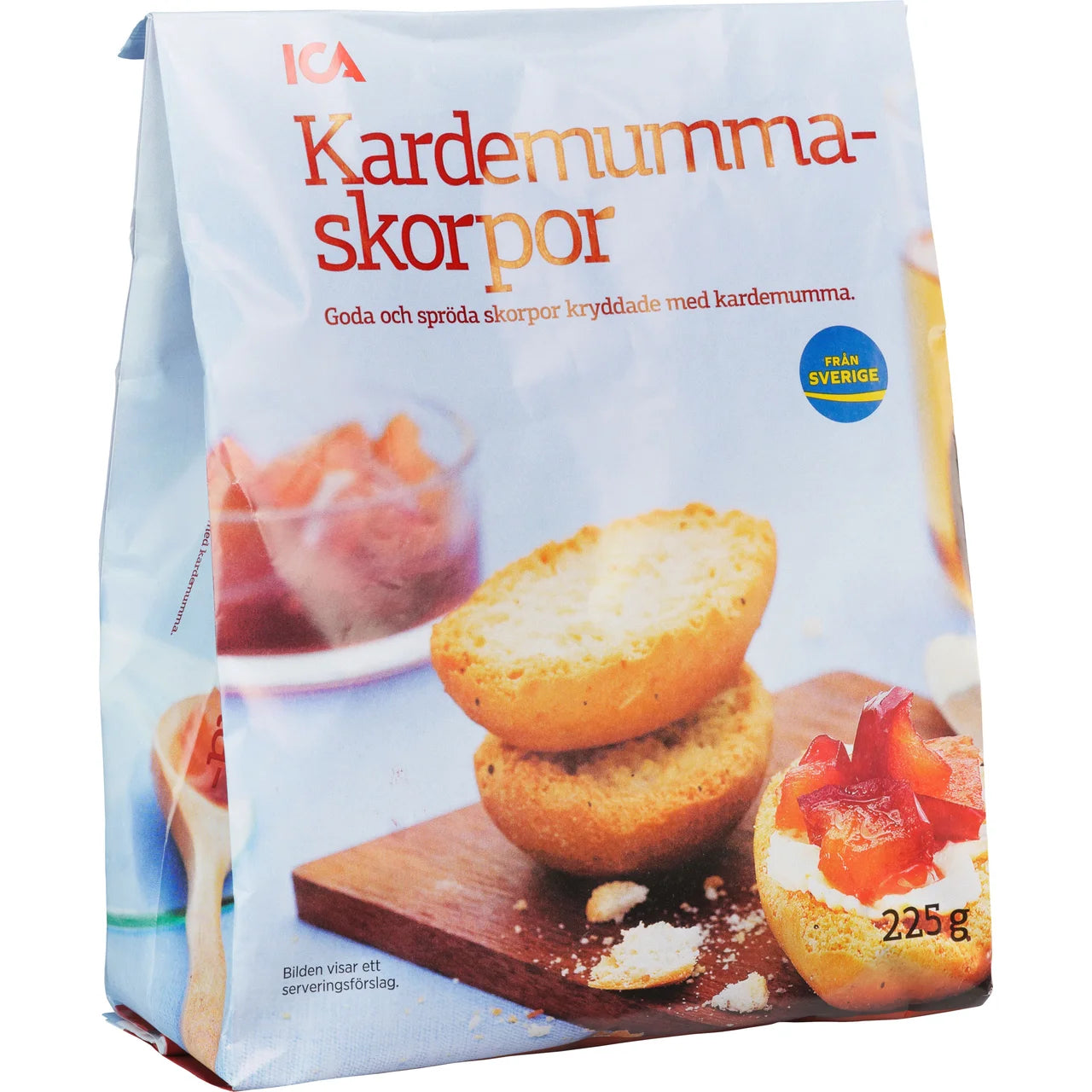 ICA Kardemummaskorpor – Cardamom Rusks 225g
