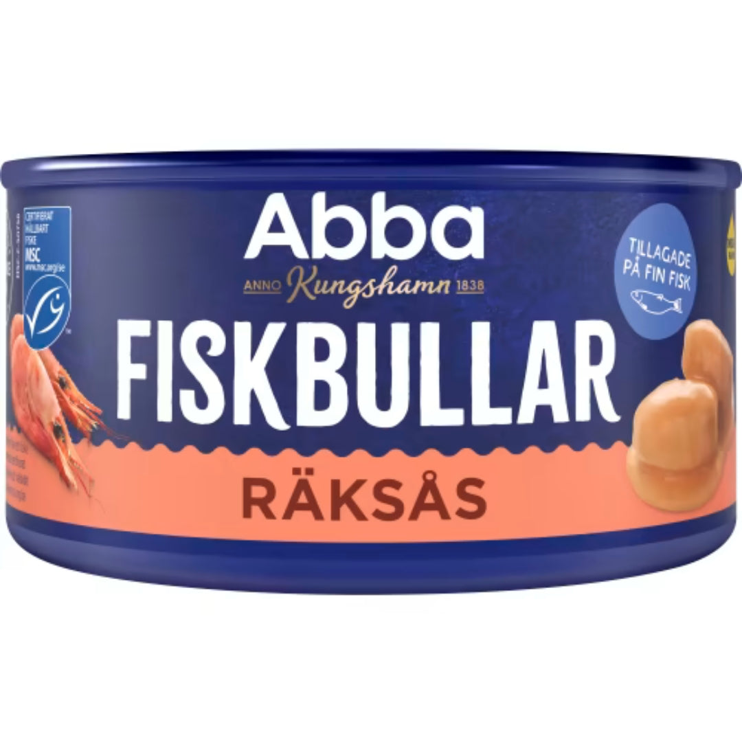 Abba Fiskbullar i Räksås - Fish Balls 375g