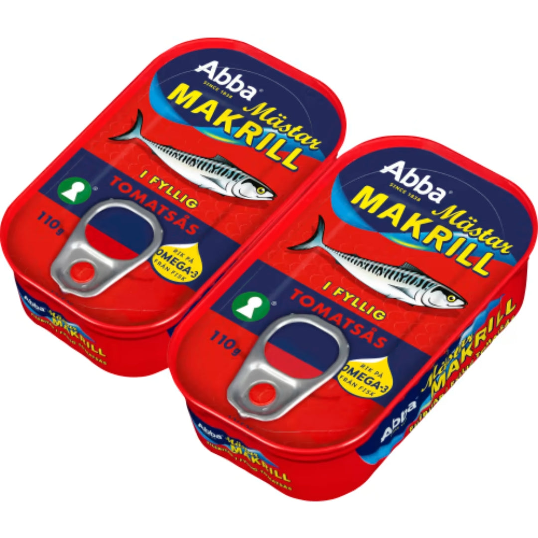 Abba Mästarmakrill Tomatsås - Mastermakrill in Tomato Sauce 220g