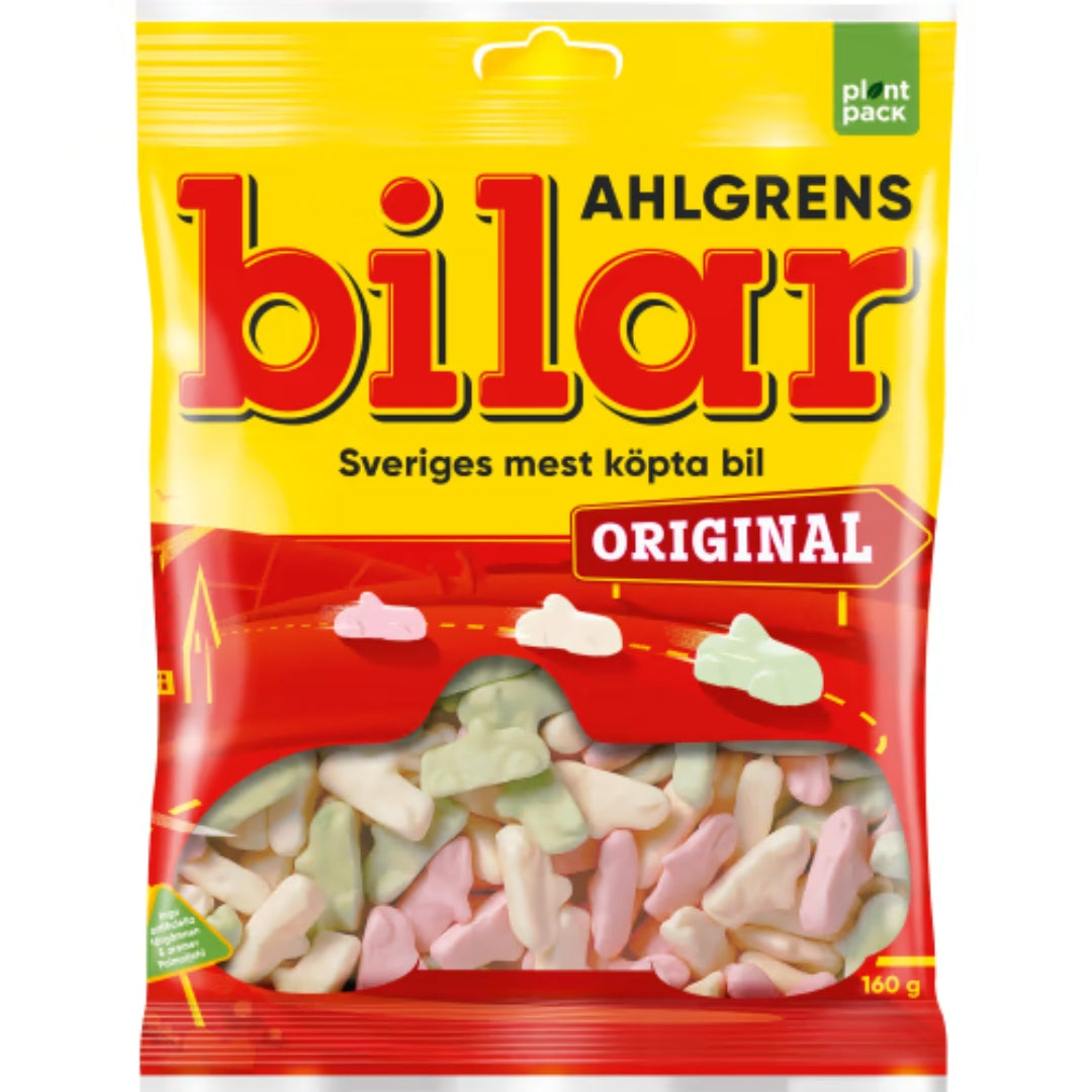 Ahlgrens Bilar Original - fruttato marshmallow dolci 160g