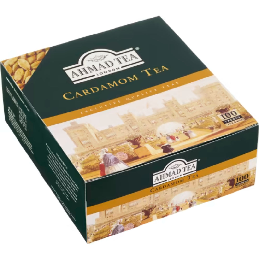 Ahmad Tea Cardamom Tea - Black Tea with Cardamom Flavor 100p
