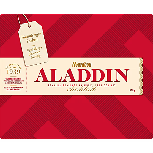 Marabou Aladdin Ask - Swedish Chocolate Assortment 410g