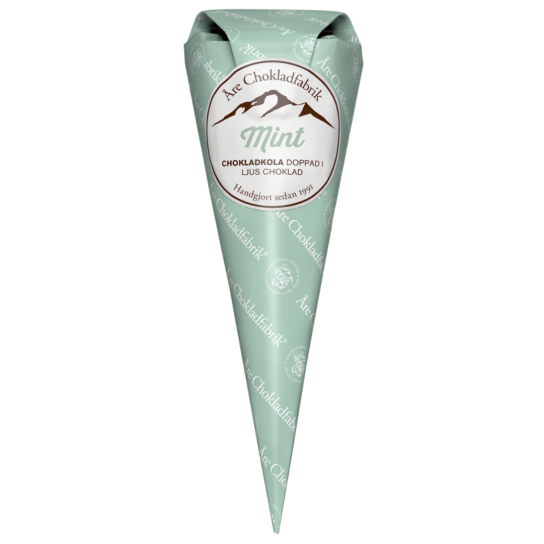 Åre Chokladfabrik Mintchokladkola Vår - Mint Chocolate Caramel Gift 80g