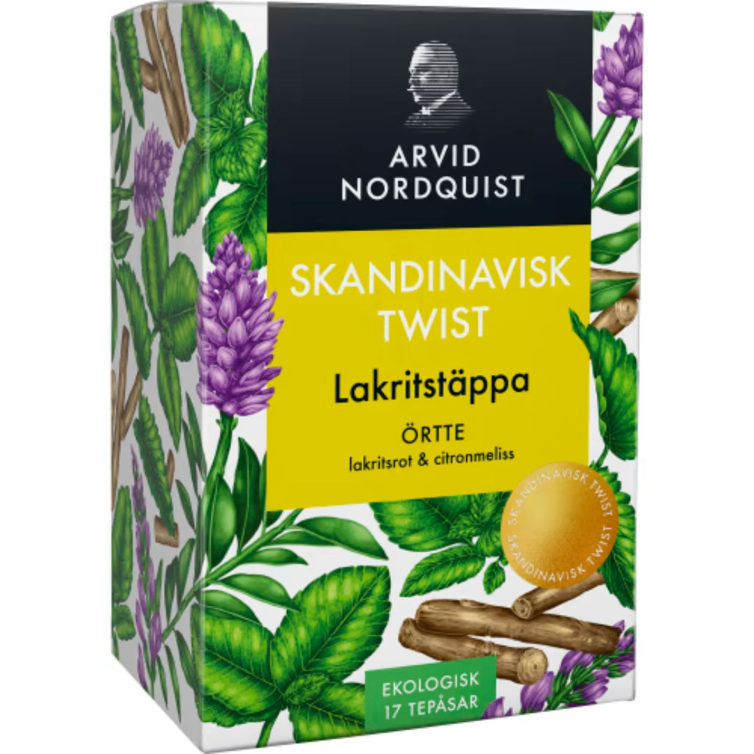 Arvid Nordquist Lakritstäppa Örtte - Herbal Tea With Licorice and Lemon flavour 17p