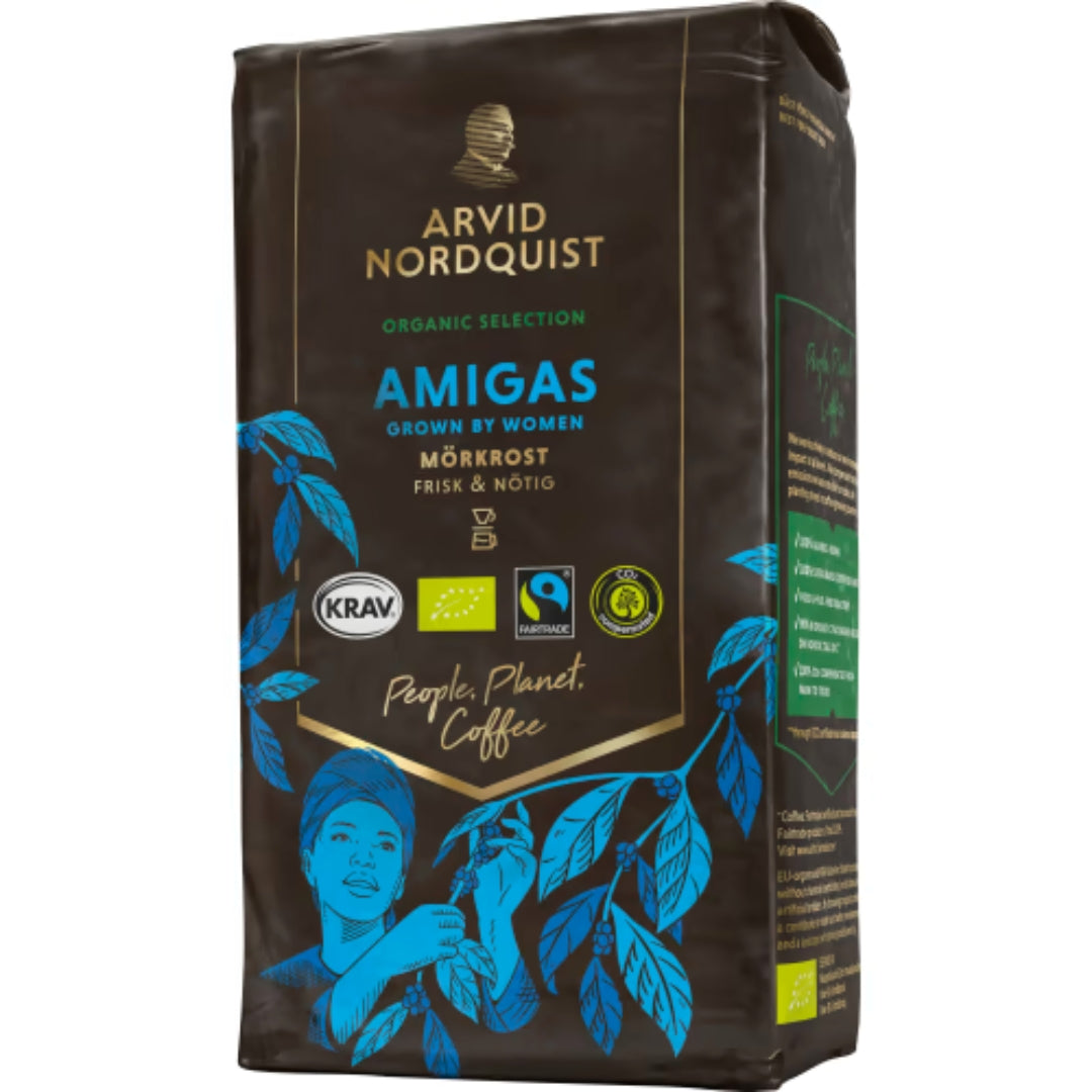 Arvid nordquist Amigas Mörkrost Bryggkaffe - Organic Dark Roast Coffee 450g