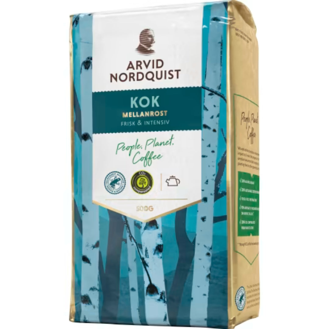 Arvid Nordquist Kokkaffe Mellanrost - Boiled Coffee Medium Roast 500g