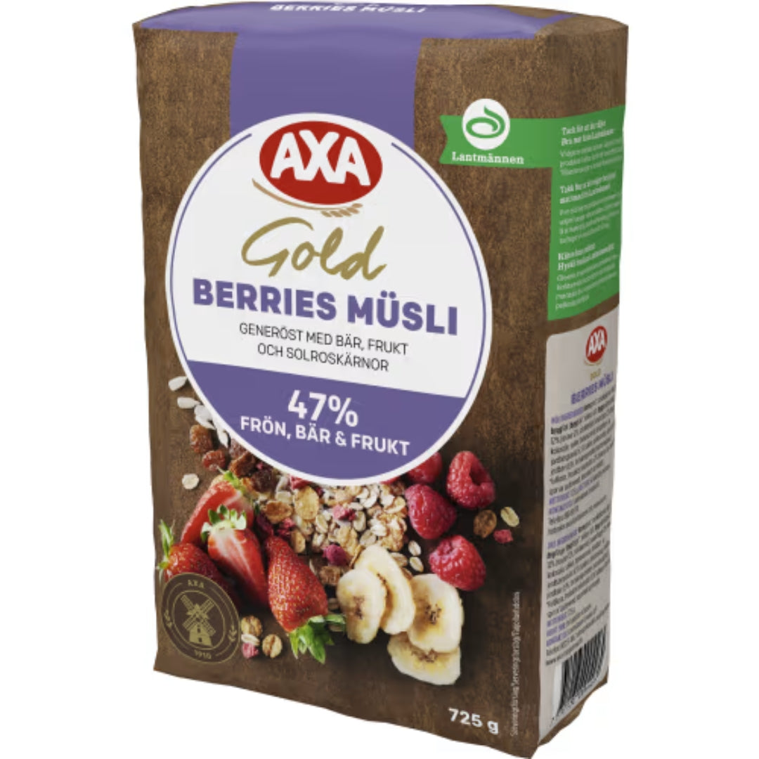Axa Berries Müsli Gold - Berry & Seed Muesli 725g