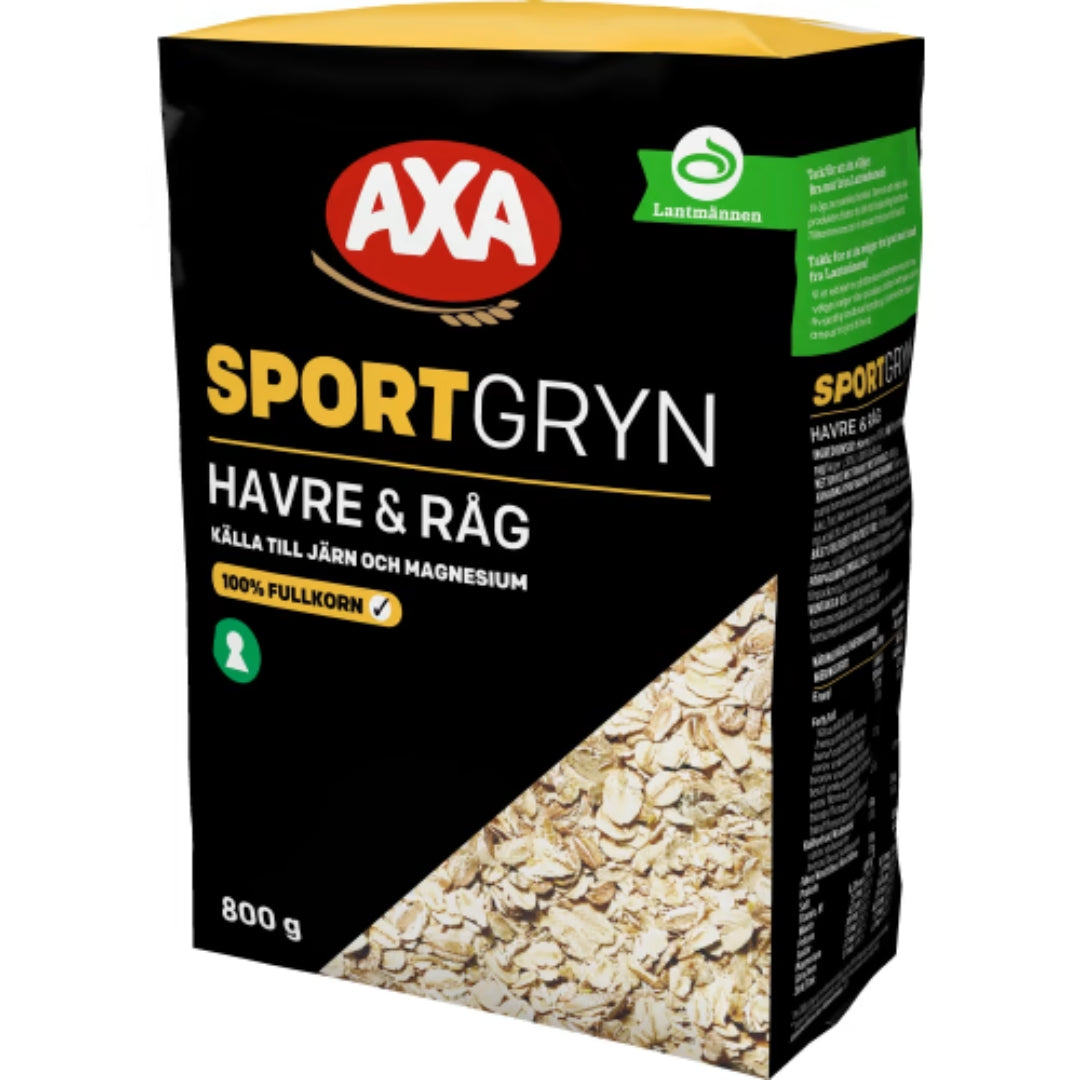 Axa Sportgryn Havre & Råg - Sport Porridge Flakes 800g