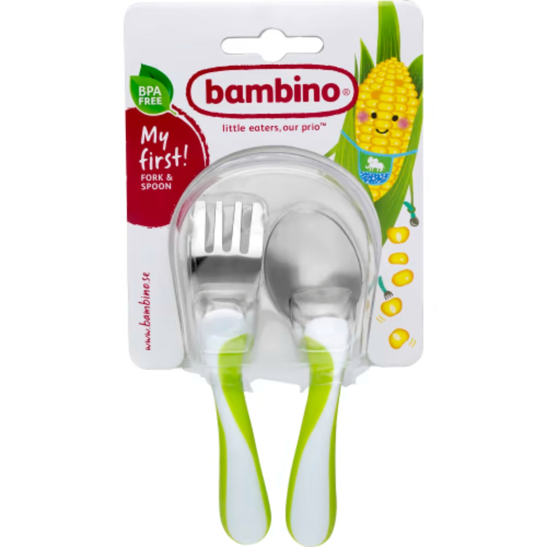 Bambino Fork & Spoon Barnbestick - Stainless Steel Cutlery 1p