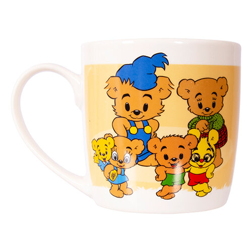 BAMSE Mugg Bamse Familjen Aprikos 27cl