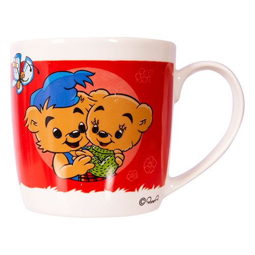 BAMSE Mugg Bamse & Brummelisa Röd 27cl