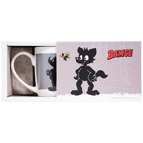 BAMSE Mugg Vargen Grå 27cl
