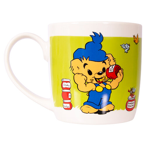 BAMSE Mugg Bamse Dunderhonung Grön 27cl