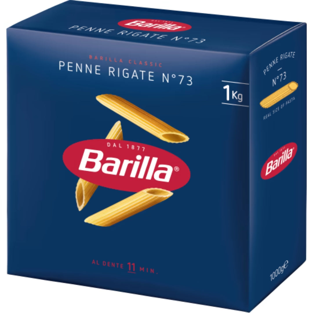 Barilla Penne Rigate Pasta - Penne Rigate Pasta 1kg