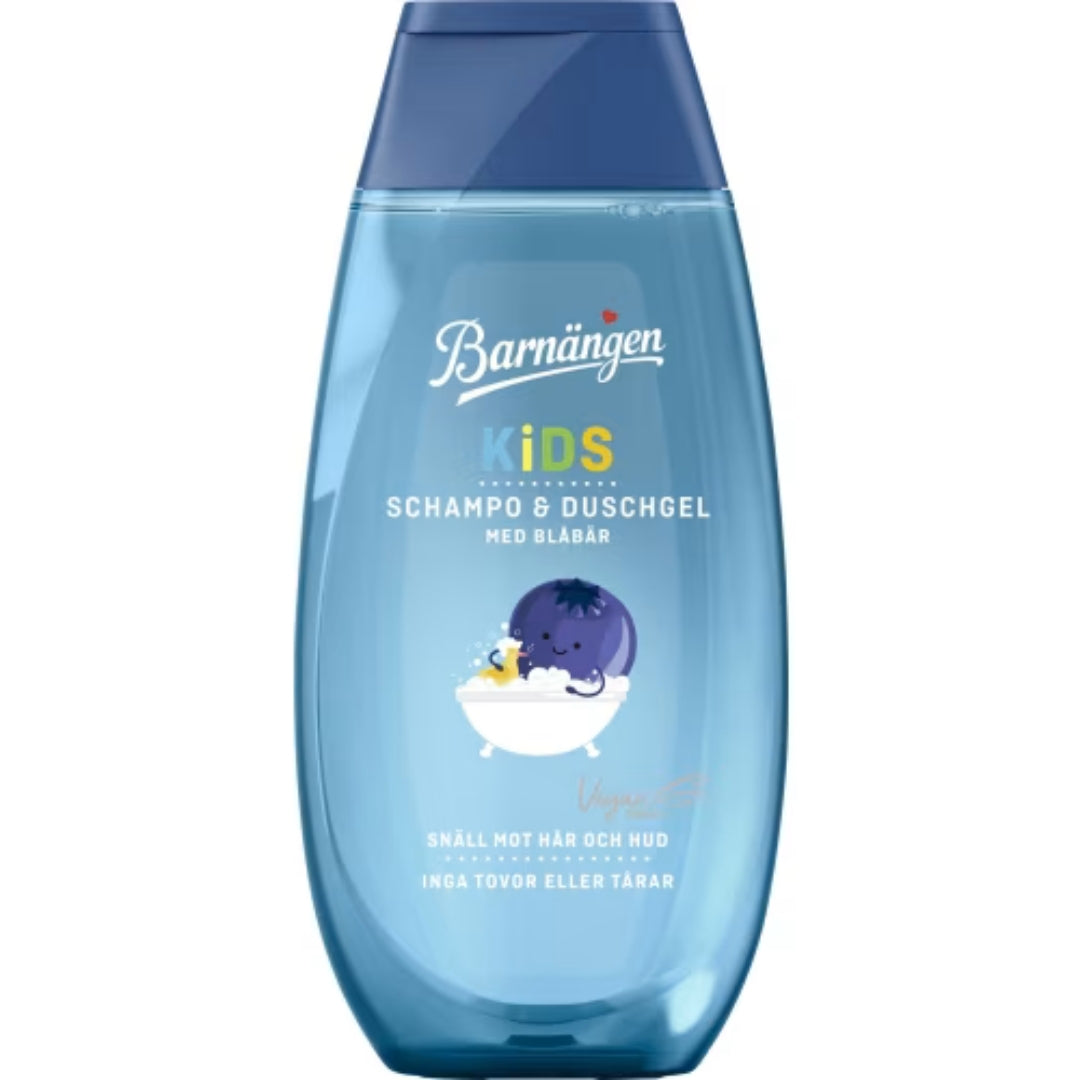Barnängen Kids Blåbär Schampo & duschgel - Shampoo with Blueberry Extract 250ml