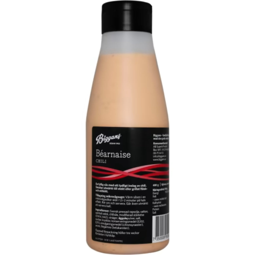 Biggans Béarnaise Chili - Béarnaise Chili Sauce 480g
